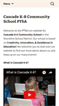 Mobile Screenshot of cascadek8ptsa.org