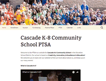 Tablet Screenshot of cascadek8ptsa.org